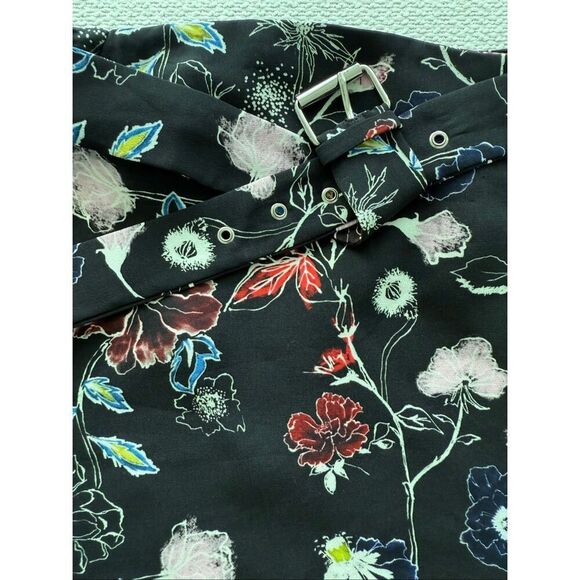 A.L.C. Belted Wrap Wildflower Daniel’s Midi Skirt - Picture 6 of 7